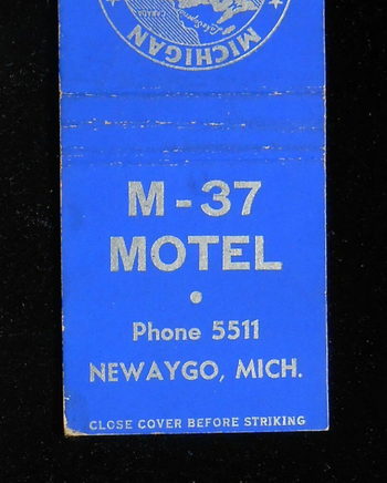 M-37 Motel - Matchbook (newer photo)